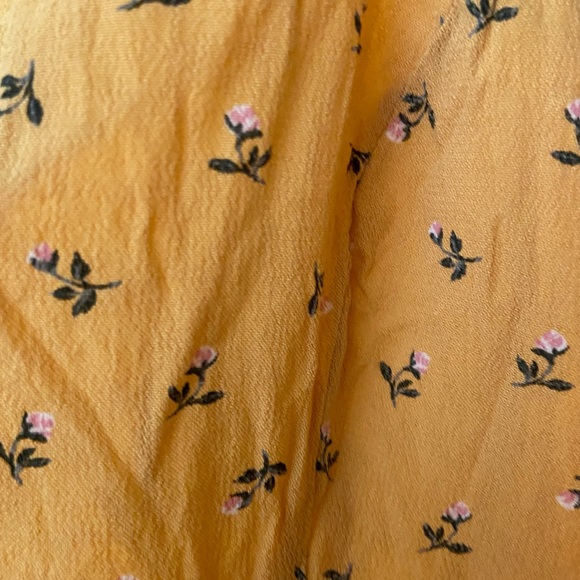 Yellow Floral Halter Top - Picture 4 of 4